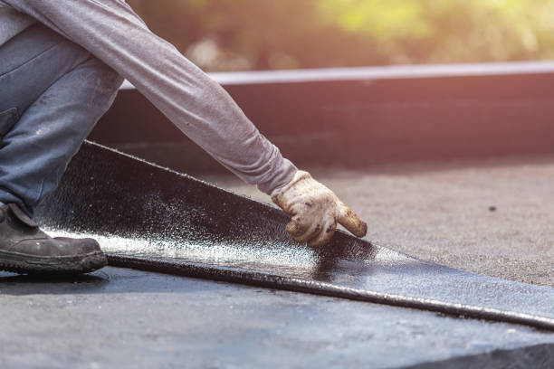 Professional Exterior Waterproofing technician working in Hales Corners, WI